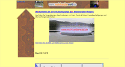 Desktop Screenshot of mainhardterwald.de